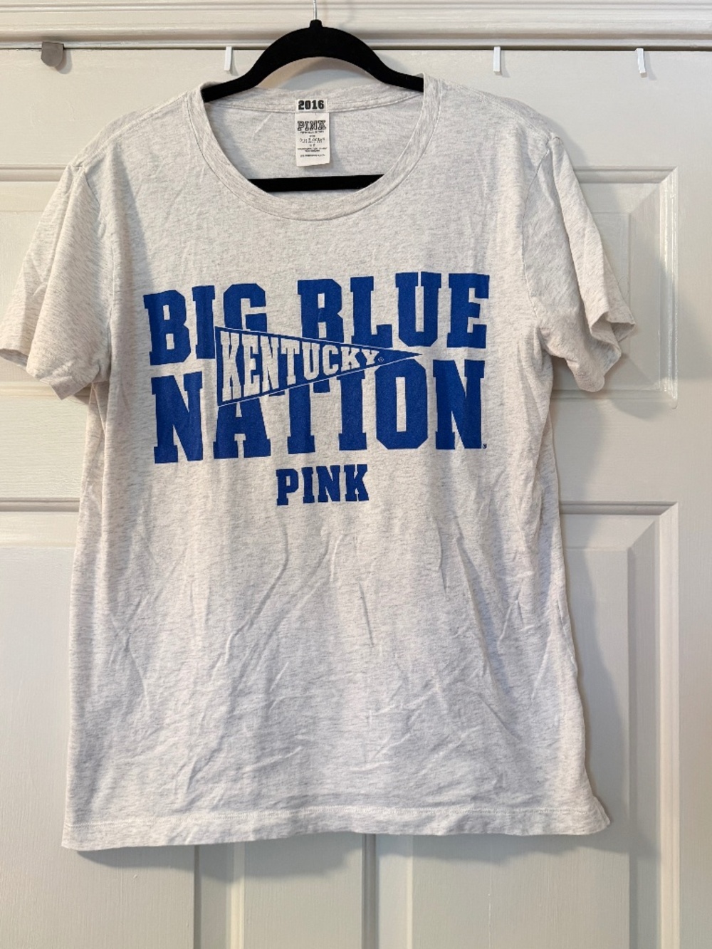 PINK Victoria's Secret University of Kentucky Women's Tee Small Big Blue Nation